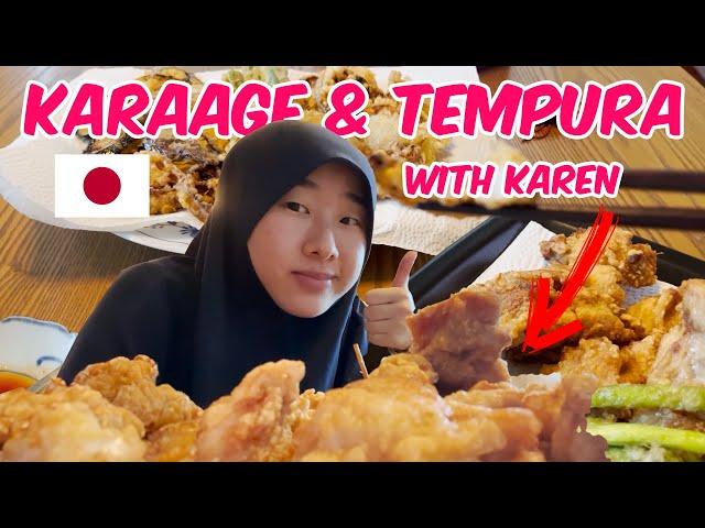 MASAK KARAAGE & TEMPURA BERSAMA KAREN, ENAK BANGET