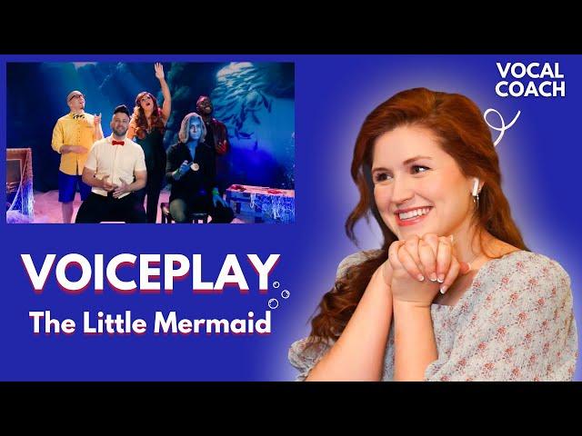 VOICEPLAY I The Little Mermaid Medley I Vocal Coach Reacts!