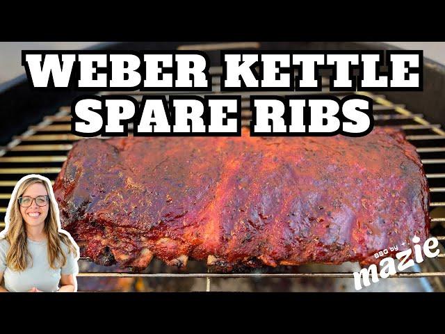 HOW TO COOK SPARE RIBS | On the Weber Kettle | Hot and Fast Smoked Spare Ribs