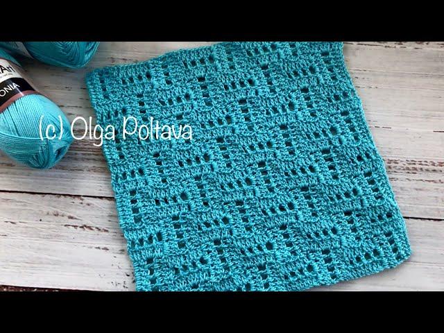 How to Crochet Modern Patchwork Corner to Corner Stitch. Crochet Video Tutorial