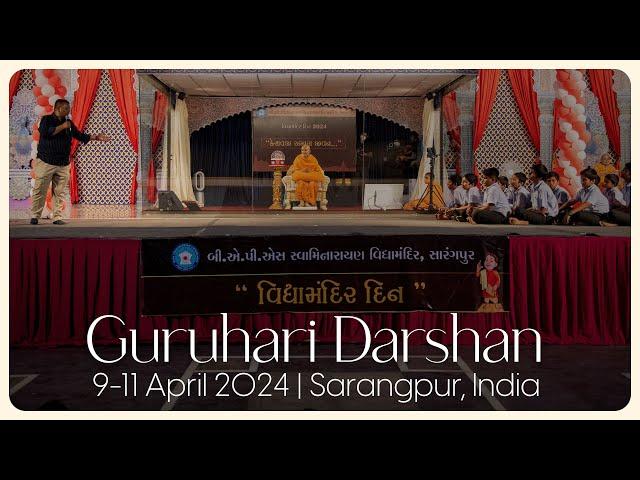 Guruhari Darshan, 9-11 Apr 2024, Sarangpur, India