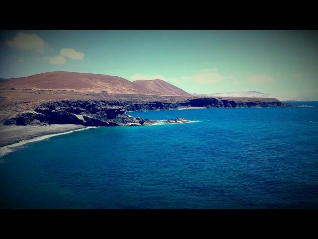 schwenk zum fischerdorf ajuy fuerteventura vom gang zu den hoehlen aus