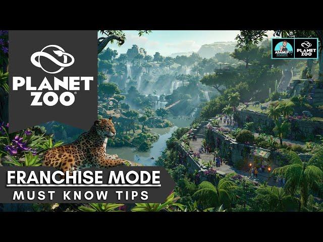 Planet Zoo Franchise: 8 Tips In 8 Minutes | Franchise Mode Tutorial |