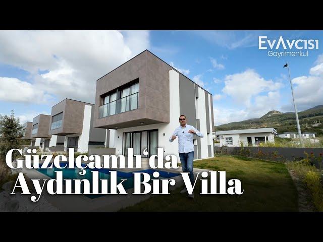 Kuşadası Güzelçamlı'da Bembeyaz ve Aydınlık Bir Villa | Kuşadası Satılık Villa 219