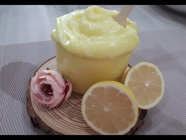 Crema al limone senza uova e senza latte   naturalmente SENZA GLUTINE