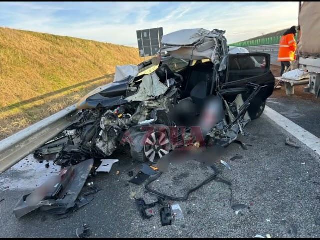 Accident mortal pe A2, azi. La cât s-a oprit acul vitezometrului! Avem imagini