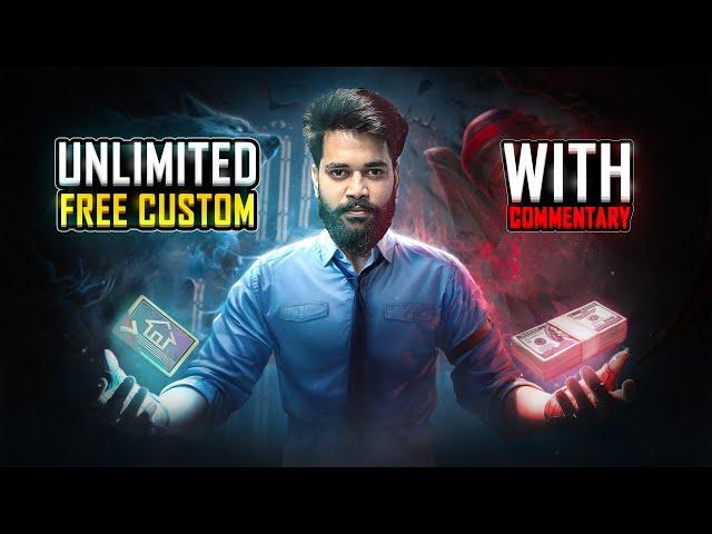 BGMI Unlimited Custom !! With Commentary | BGMI Live Free Custom Room | Paytm Prize | Gamer Baba