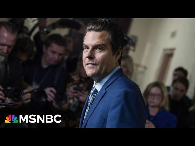 Senate GOP 'sees no path' for Matt Gaetz’s confirmation