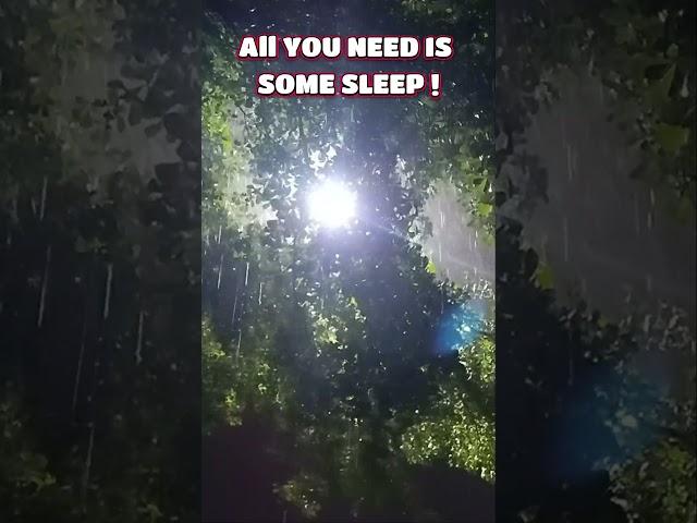 All you need is sleep ! 