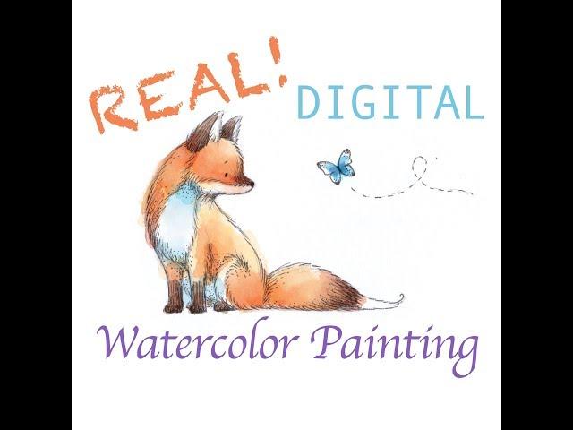 Real Digital Watercolor Painting in Photoshop - The Most SIMPLE Tutorial for Artists!