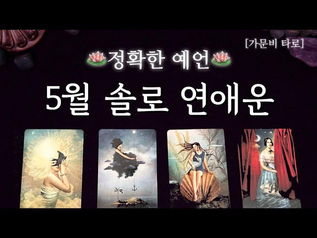 5월 솔로 연애운 (현실적이고 디테일한 리딩)