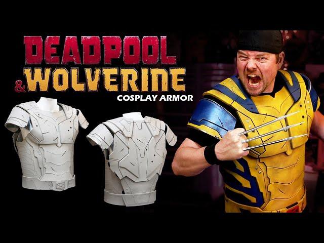 How to Make Wolverine Cosplay Chest Armor from Deadpool 3 - FREE EVA Foam Templates - Part 1