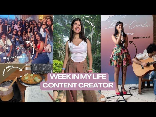 My Work Week as a Content Creator in India! Meet and Greet, Performance, Therapy