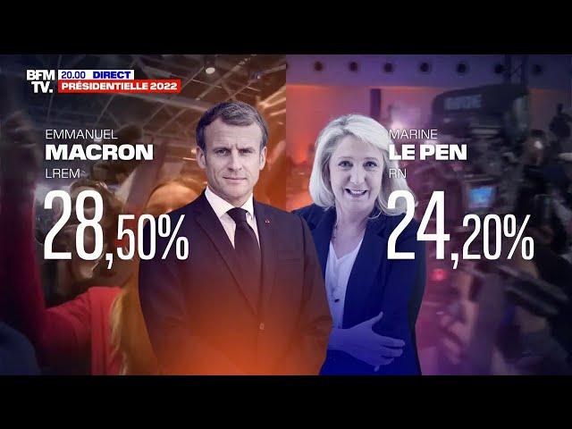  Emmanuel Macron et Marine Le Pen s'affronteront au second tour de l'élection présidentielle