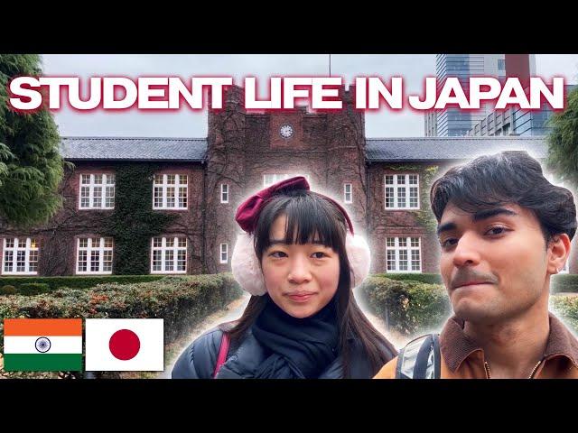 My University in Japan! Campus Tour | Indian Student in Japan VLOG (ENG SUB)