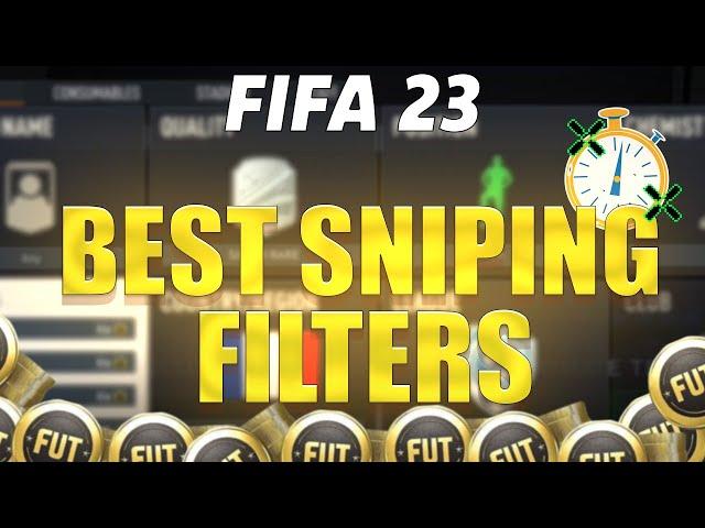 BEST SNIPING FILTERS FIFA 23 MAKE 50K PER HOUR