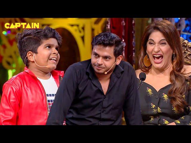 आज तो दिव्यांश ने हँसा हँसा के करा सबके पेट में दर्द | Comedy Circus 2018 clips 42