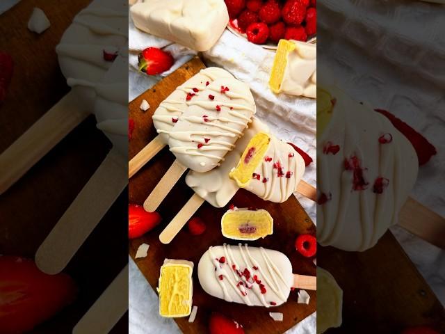ТРОПИЧЕСКОЕ МОРОЖЕНОЕ В ШОКОЛАДЕ / Mango Ice Cream with Jam in Coconut Glaze / РЕЦЕПТ В ОПИСАНИИ