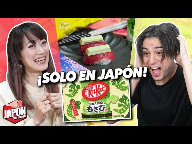 Japonesa VS Español: ADIVINANDO KITKAT JAPONESES RARÍSIMOS