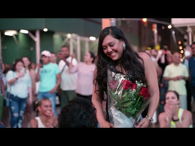 Beautiful Times Square NASDAQ Billboard & Flash Mob Proposal