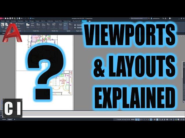 AutoCAD Viewports Explained! Layout / Paper Space Tutorial & Must-Know Tips