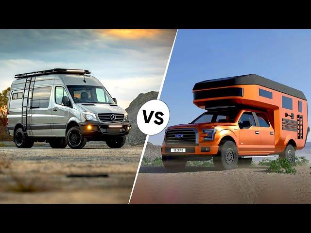 Truck Camper vs Camper Van | Which One You Should Go For?