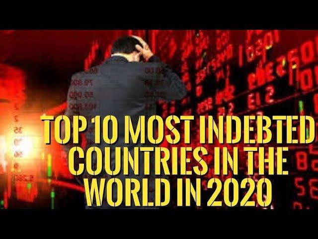 Top 10 Most Indebted Countries in The World in 2020 !!