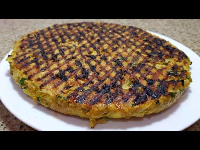 طورطة دجاج محشية مع بطاطا ليوناز من اروع الوصفات الخفيفة هشام للطبخ
