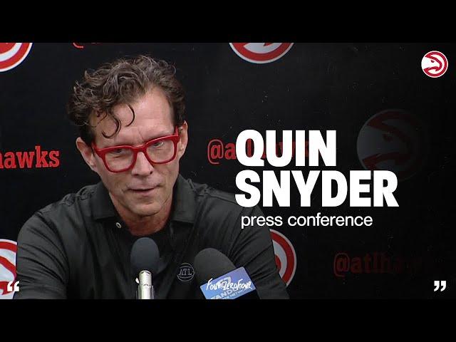 Atlanta Hawks vs. Knicks Postgame Press Conference: Quin Snyder