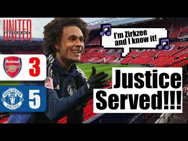 Even the Ref Couldn't Stop Us! | Arsenal 3 - 5 Manchester United FA Cup Match Reaction