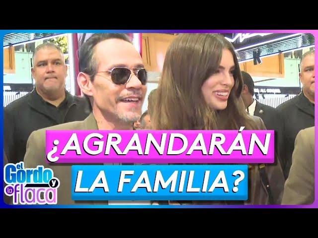 Marc Anthony launches his watch line with his wife, Nadia Ferreira | El Gordo y La Flaca