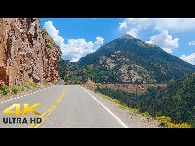 Million Dollar Highway San Juan Skyway | Ouray to Silverton & Durango 4K Colorado U.S. 550 South