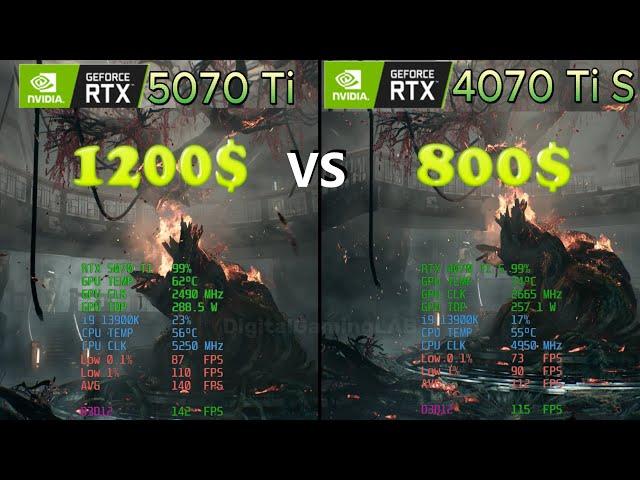 RTX 5070 Ti vs RTX 4070 Ti S | Worth it this upgrade ? | 4K Ultra |