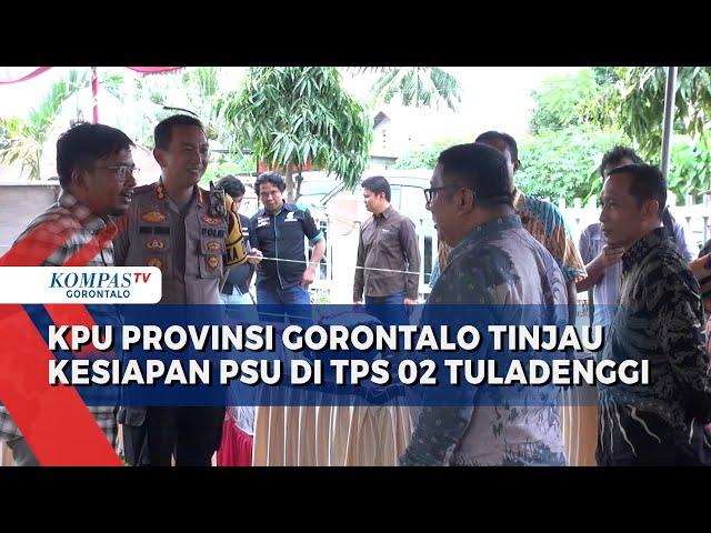 KPU Provinsi Gorontalo Tinjau Persiapan PSU di TPS 2 Tuladenggi Kabupaten Gorontalo