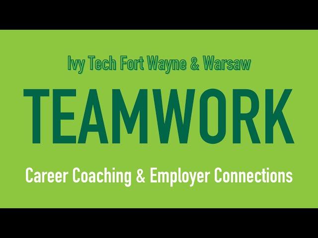 Teamwork with Randy Wooldridge | CCEC | Ivy Tech Fort Wayne & Warsaw