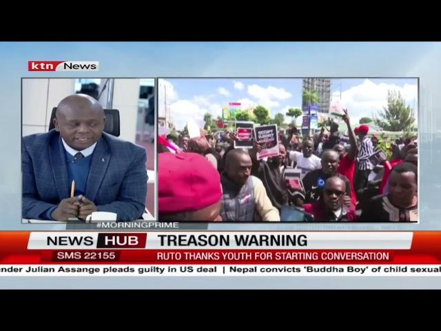 President Ruto's treason warning