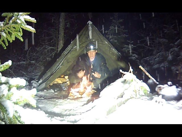 Polish Military Tent Blizzard Overnight