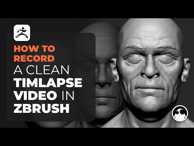 How to record a clean timelapse video in ZBrush