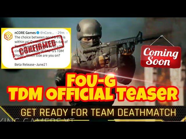 Cinematic Traser Of FOU-G's TDM Mode !// FAUG TDM & TRAILER LAUNCH DATE NEWS 