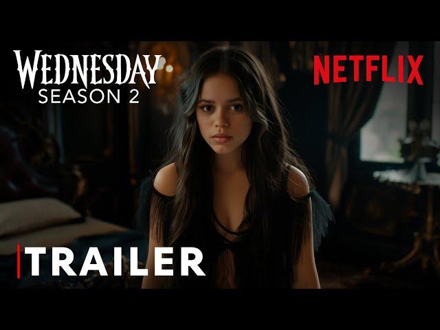 Wednesday: Season 2 (2024) - First Trailer | Jenna Ortega