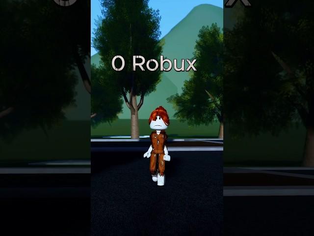 0 Robux  #roblox #robloxedit