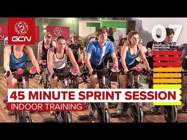 45 Minute Cycle Training Workout - Sprint Training