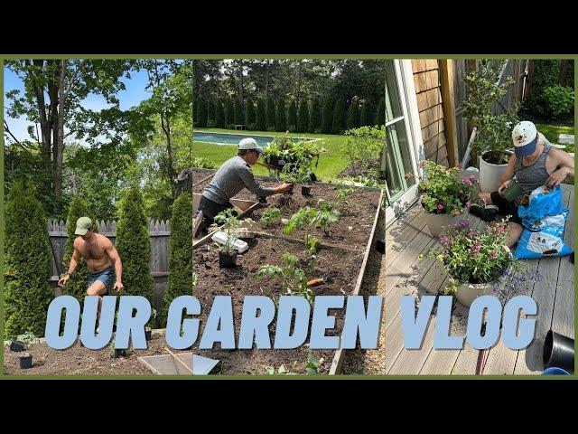 MOVE OVER MARTHA STEWART (GARDEN VLOG) | Taylor and Jeff