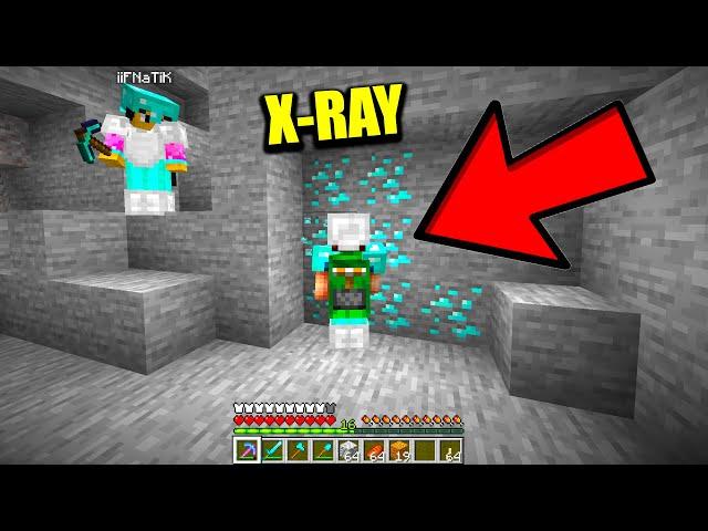 My minecraft friend caught me using xray