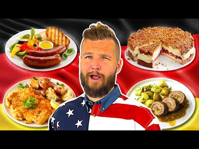 AMERICANS Try GERMAN FOOD For The First Time!