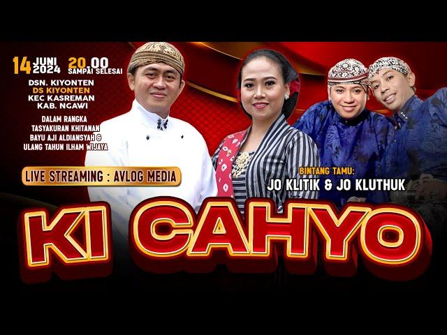 LIVE KI CAHYO KUNTADI & DUO JO - JO KLITIK JO KLUTHUK DI DSN KIYONTEN DS KIYONTEN KASREMAN NGAWI