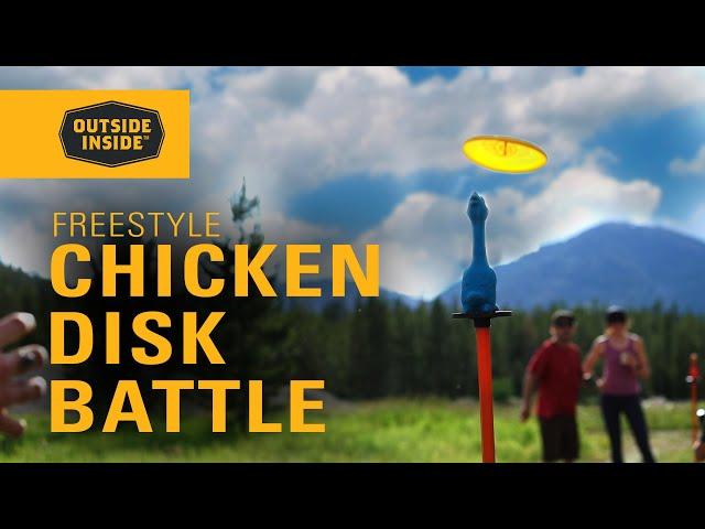 Freestyle Chicken Disk Battle - Travel Game | Outside Inside