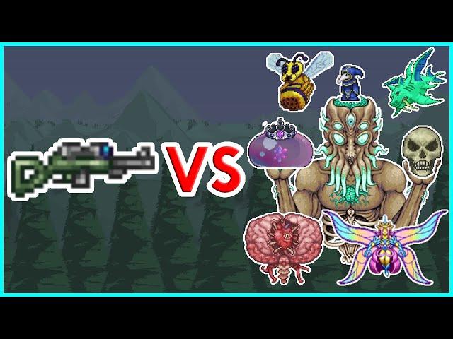 Terraria 1.4 - Sniper Rifle vs ALL Bosses