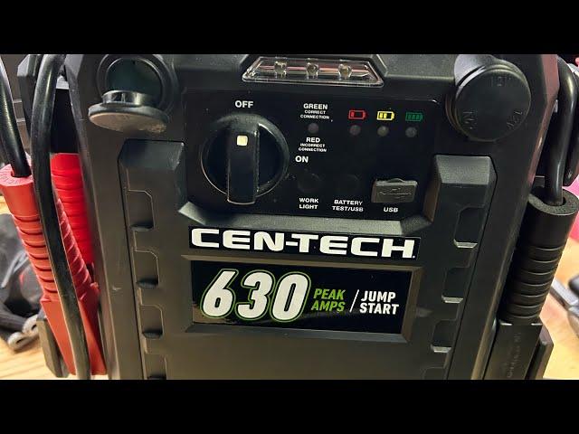 CENTECH 630 AMP BATTERY JUMP PACK AND MAINTEANCE ON IT