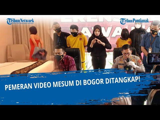 Pemeran Video Mesum di Bogor Ditangkap Polisi